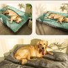 Orthopädisches Hundebett Grau Größe M L XL Hochwertiger Schaum-3