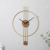 ZORIELLE Skyline Wanduhr Metallrahmen Minimalistisches Design Wohnaccessoire