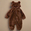 KuschelBär Flanell Strampler – Weicher Strampler mit Bärendesign für Babys – Kuschelig & Wärmend für den Winter