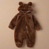 KuschelBär Flanell Strampler – Weicher Strampler mit Bärendesign für Babys – Kuschelig & Wärmend für den Winter