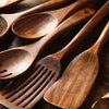 Teakholz Küchenutensilien Set – Elegante Kochutensilien für moderne Küchenhelfer-5