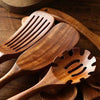 Teakholz Küchenutensilien Set – Elegante Kochutensilien für moderne Küchenhelfer-4