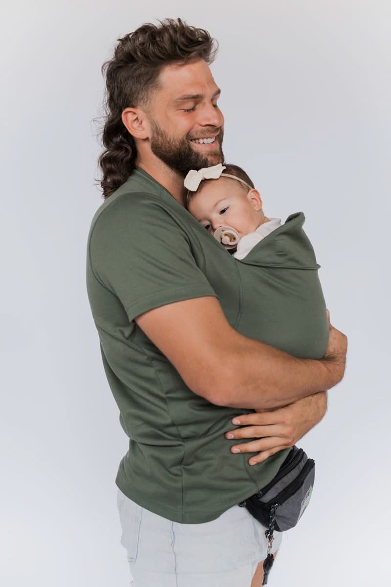 T-Shirt Baby Träger – Ergonomischer Babyträger mit verstellbaren Gurten