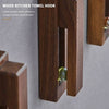 AVREN Moderne Wandhaken Aus Holz Elegantes Design Für Jacken, Taschen Und Accessoires