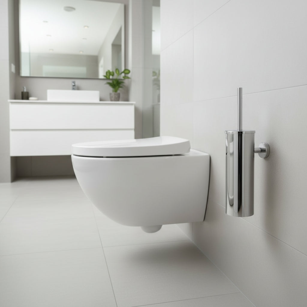 SteelMate - Wandmontierter Toilettenbürstenhalter