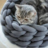 Wollnest – Weicher Wollkorb für Haustiere mit stützender Randform